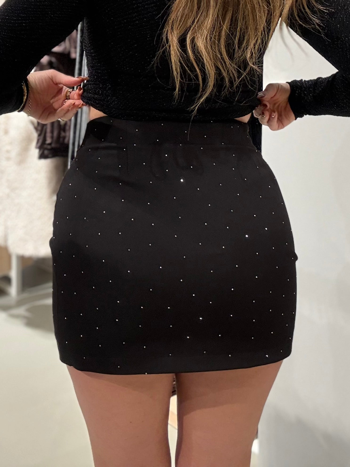 PCKAMIL Mini Skirt - Black